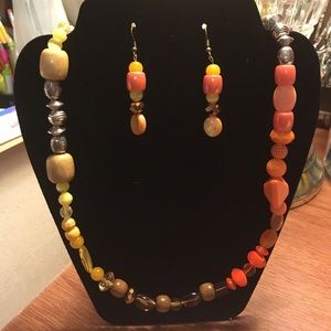 Women odd necklace set
